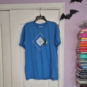 HURLEY Azure Tee with Diamond Graphic